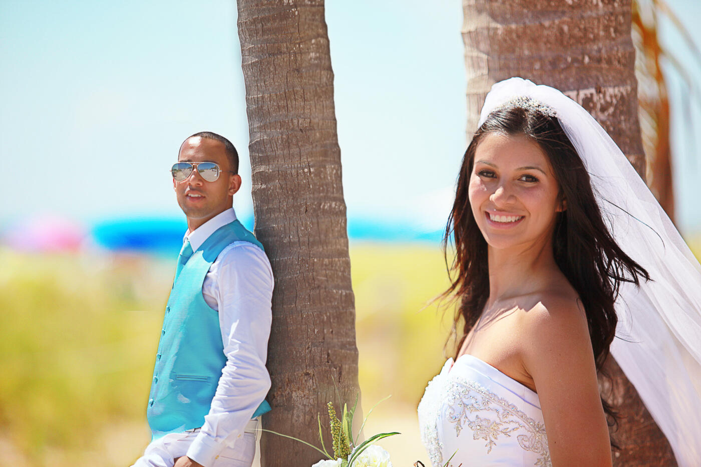 Wedding outdoor portrait photography