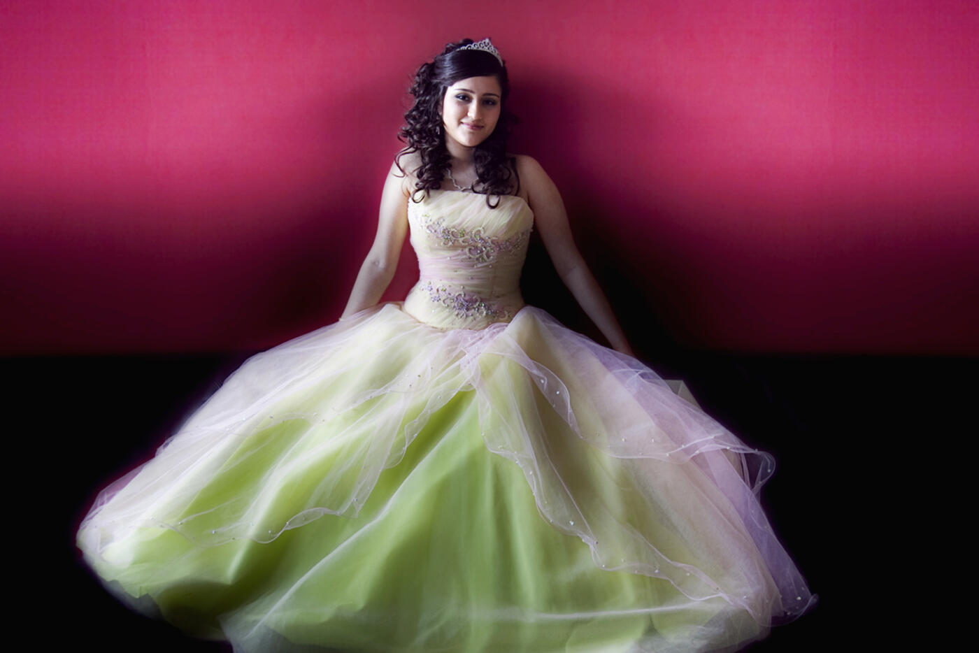 Quinceañera studio portrait photography