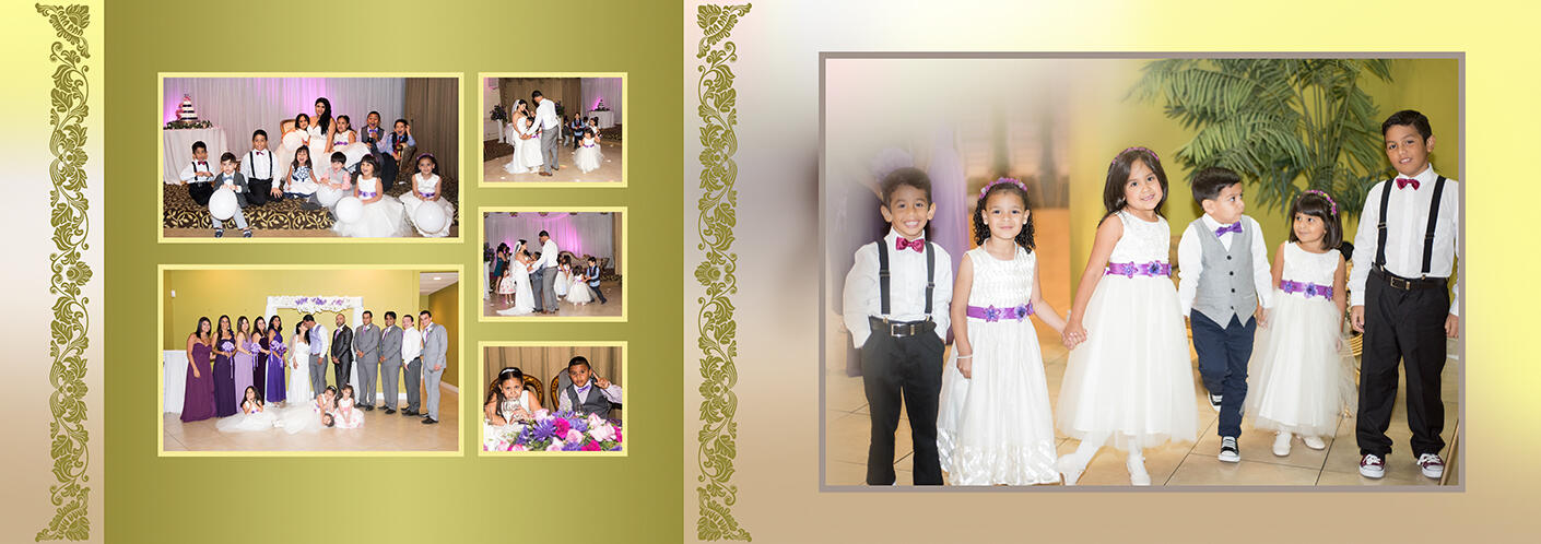 Wedding Photobook layout sample