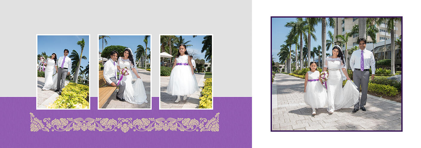 Wedding Photobook layout sample