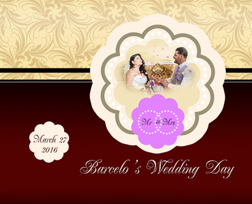 Wedding Photobook layout sample