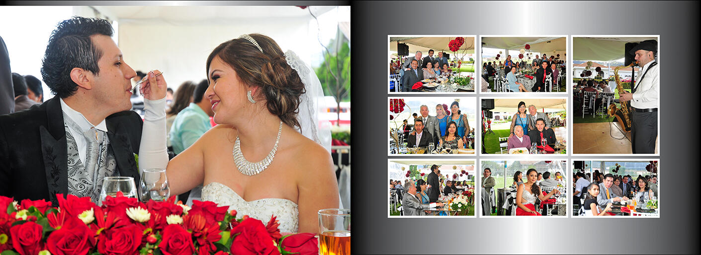 Wedding Photobook layout sample